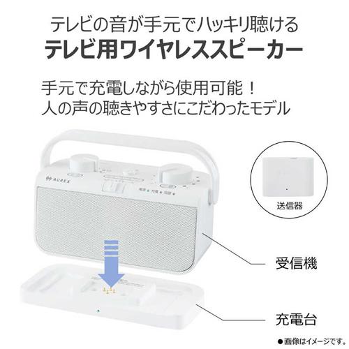 Aurex TY-WSD20-W 東芝 AUREX テレビ用ワイヤレススピーカー ホワイト