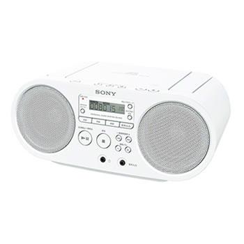 正規販売店】ZS-S40-W ソニー 小型・高音質 CDラジオ ホワイト