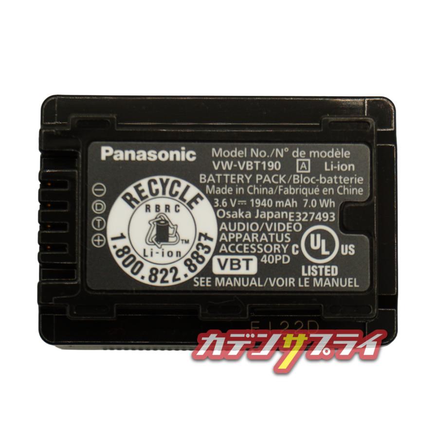 Panasonic VW-VBT190 バッテリーパック Panasonic（パナソニック） 【当店1年保証】Panasonic VW-VBT190-K