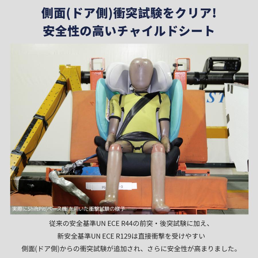 GU MODE チャイルドシート ジュニアシート R129適合 15ヶ月~12歳 保温