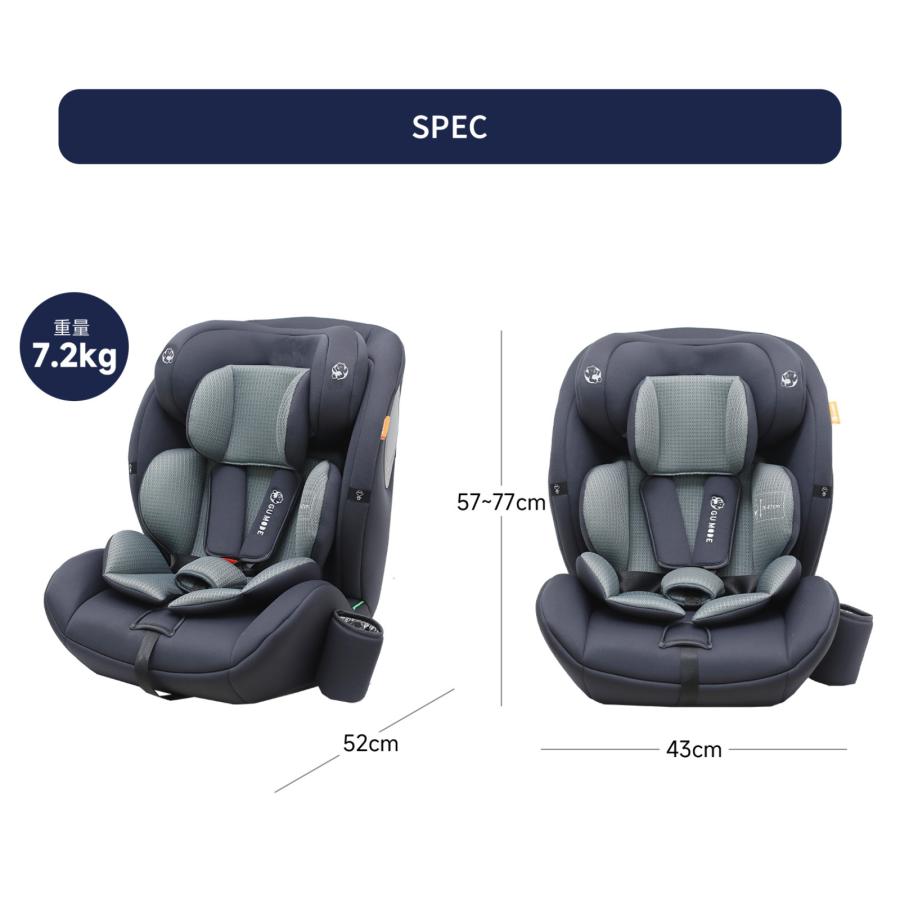 GU MODE チャイルドシート ジュニアシート R129適合 15ヶ月~12歳 保温