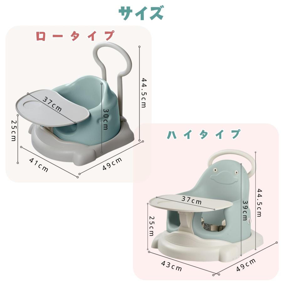 GU MODE ベビーチェア6way キャスター付き 手押し車 ブースターシート