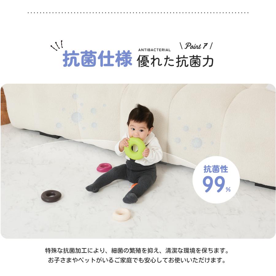 GUMODE プレイマット ベビープレイマット ロールマット シームレス