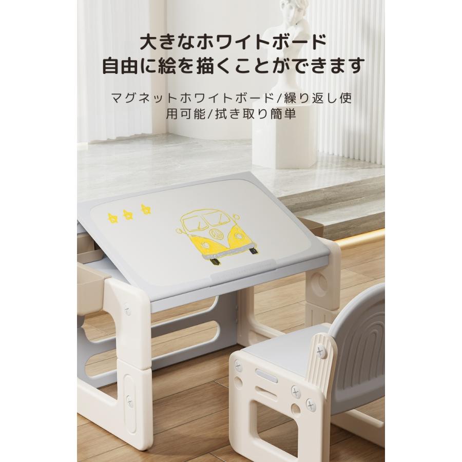 キッズデスクセット 学習机 テーブル 学習デスク 高さ角度調節 キッズデスクセット 学習机 テーブル 学習デスク 高さ角度調節