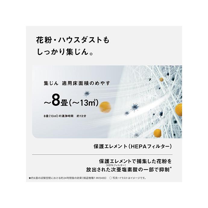 ジアイーノ Panasonic 次亜塩素酸 空間除菌脱臭機 F-ML4000B-W