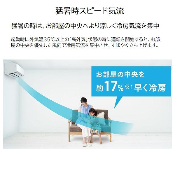 うるさらX ダイキン 6畳相当エアコン「うるさらX」 S226ATRS-W 