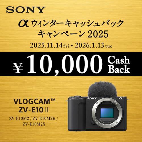 【中古】「非常に良い」SONY(ソニー) Vlog用カメラ レンズ交換式VLOGCAM APS-C ミラーレス一眼カメラ ZV-E10M2 ダブルズームレンズキット(同梱レンズ:SELP16502+SEL SONY(ソニー) Vlog用カメラ レンズ交換式VLOGCAM APS-C ミラーレス一眼