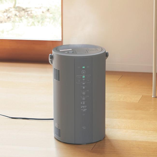 【新品未開封】象印マホービン EE-DF50-HA スチーム式加湿器 スチーム式加湿器 グレー EE-DF50-HA [スチーム式] 象印マホービン