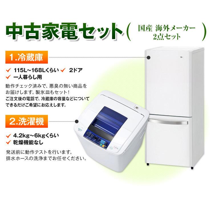 家電セット 中古 冷蔵庫 洗濯機 2点セット 国産海外 12 14年 新生活一人暮らし用が安い 設置込み Kadenset 2ten Kaigai 08 11 中古リサイクルのパワーセラー 通販 Yahoo ショッピング