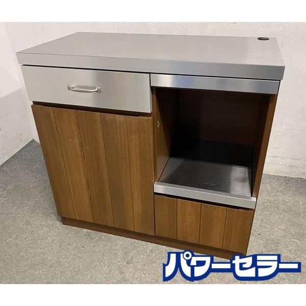 廃版希少 unico ストラーダ キッチンカウンター 幅90 ステンレス天板