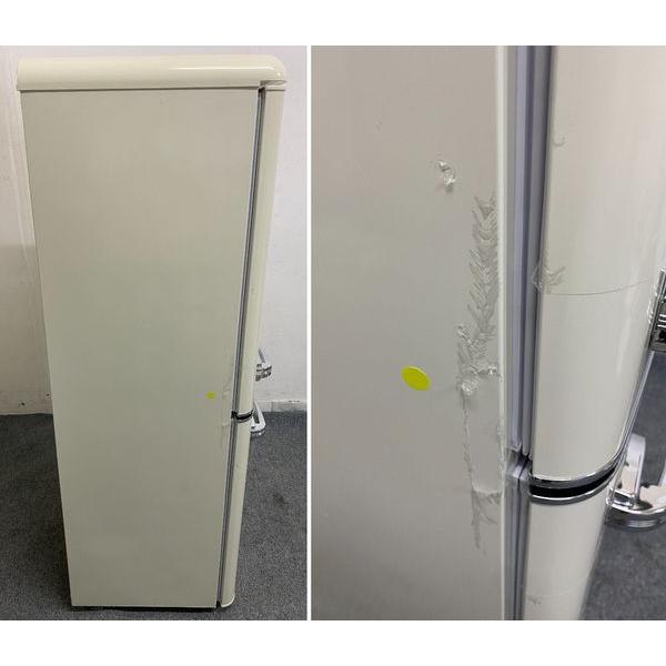高年式 2024年製 レトロ調 2ドア冷凍冷蔵庫 130L メッキハンドル PRR