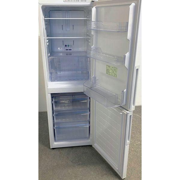 シャープ 2ドア冷凍冷蔵庫 310L メガフリーザー プラズマクラスターイオン COCORO  SJ-AK31G 2021年製 中古家電 店頭引取歓迎 R10080 シャープ 2ドア冷凍冷蔵庫 310L メガフリーザー プラズマクラスター