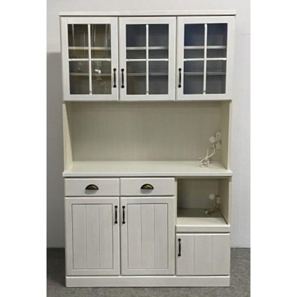 ニトリ キッチンボード ミランダ 幅120 ホワイトウォッシュ