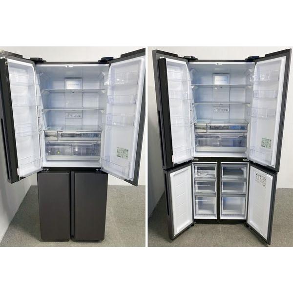 運搬時4名必要】高年式 2024年製 AQUA/アクア 4ドア冷蔵庫 420L