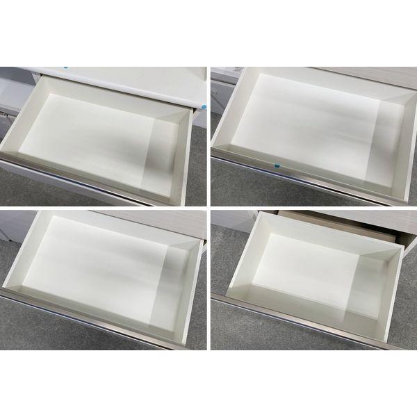 ニトリ/NITORI キッチンボード ポスティア 幅140 ハイグロス ソフトクローズ ホワイト 食器棚 中古家具 店頭引取歓迎 R8863 ニトリ キッチンボード ポスティア 幅140 ソフトクローズ モイス