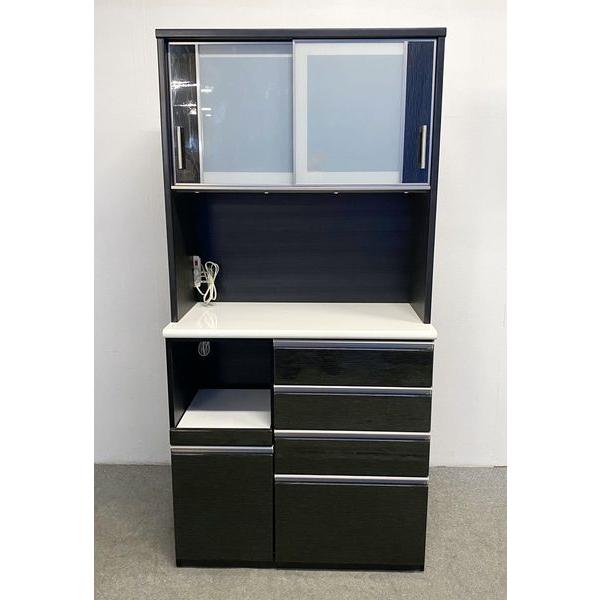 ニトリ/NITORI キッチンボード Nポスティア100KBBK ハイグロス ソフト