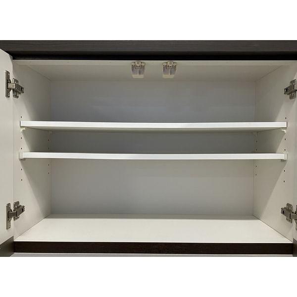 ニトリ キッチンボード ゾロ 幅160 ソフトクローズ モイス ダーク