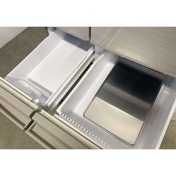 シャープ 6ドア冷蔵庫 455L 自動製氷 プラズマクラスター 新鮮/おいそぎ冷凍 節電 除菌 SJ-F462E 2019年製 中古家電 店頭引取歓迎 R10423 シャープ 6ドア冷蔵庫 455L 自動製氷 プラズマクラスター 新鮮/お