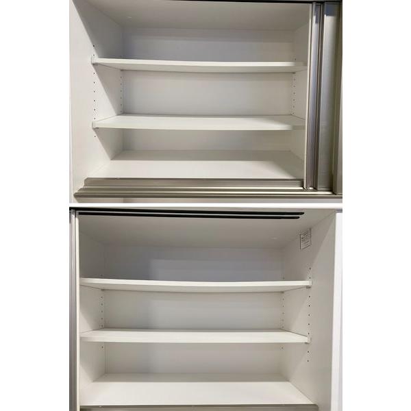 NITORI/ニトリ キッチンボード リガーレ 幅160 ハイグロスホワイト ソフトクローズ カップボード 食器棚 中古家具 店頭引取歓迎 R8542 ニトリ キッチンボード リガーレ 幅160 ソフトクローズ モイス