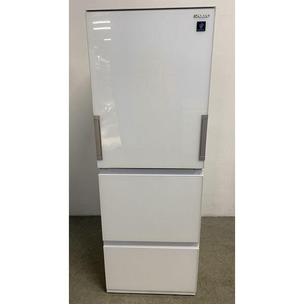 高年式!2021年製! SHARP シャープ 冷蔵庫 SJ?GW35G?W 350L 自動製氷