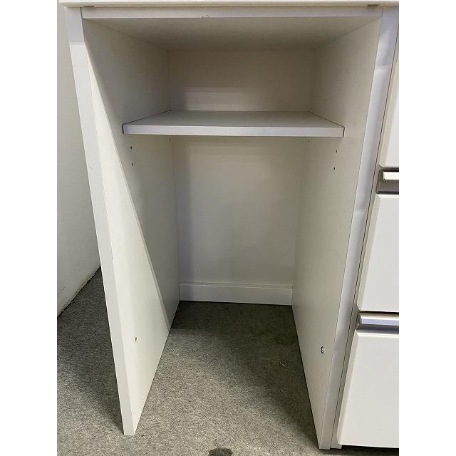 ニトリ キッチンボード ジョイン 幅140 ソフトクローズ モイス 食器棚 レンジ台 ホワイト 中古家具 店頭引取歓迎 R10501 ニトリ キッチンボード ジョイン 幅140 ソフトクローズ モイス 食器棚