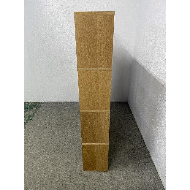 無印良品/MUJI スタッキングシェルフ オーク材 3段×4列 オープンラック 