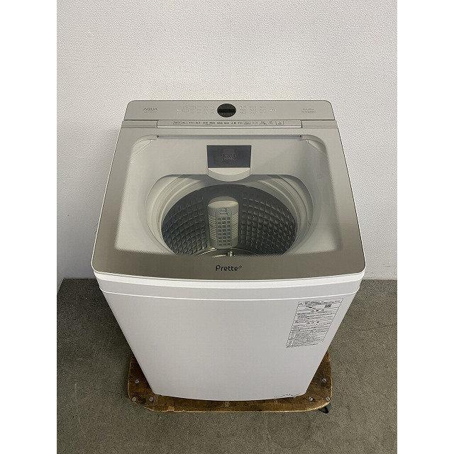 AQUA/アクア 全自動洗濯機 Prette plus 14キロ 自働投入 パワフル泡 