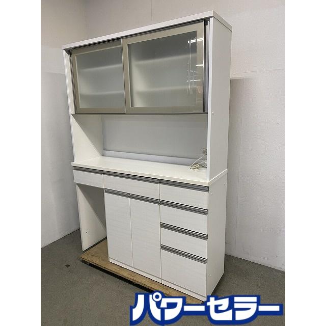 NITORI ニトリ キッチンボード (リガーレシリーズ) 幅140cm Used/美品 ニトリ キッチンボード リガーレ 幅140 ソフトクローズ モイス