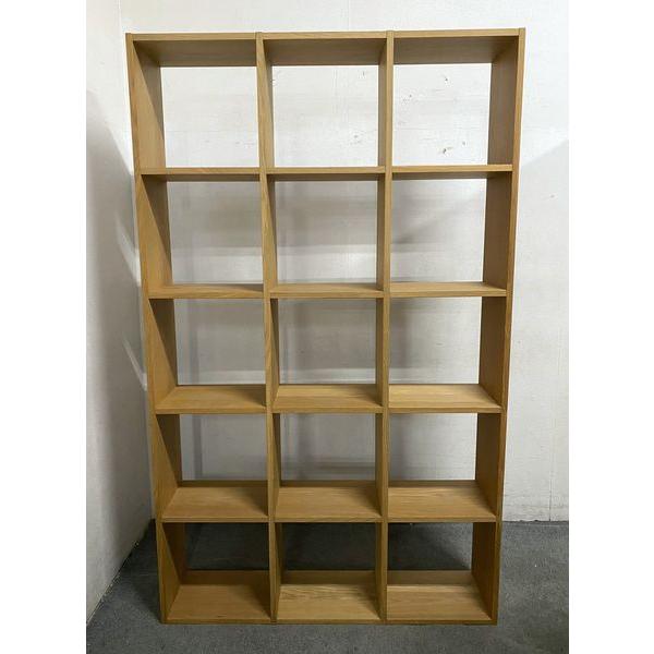 無印良品/MUJI スタッキングシェルフ オーク材 5段×3列 オープン