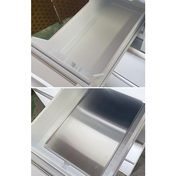 三菱 MITSUBISHI 6ドア冷蔵庫 MR-WX60E-W 600L フレンチドア