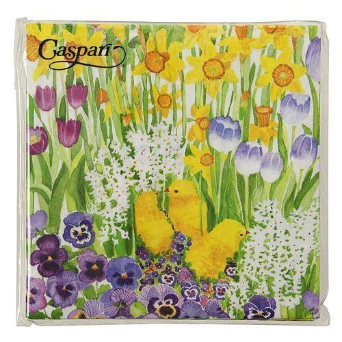 10枚ペーパーナプキン ランチサイズ イースターガーデン すみれ 水仙 ひよこcaspariカスパリ Easter Gardenフラワー 花 春 732 268 10 Kaderia 通販 Yahoo ショッピング