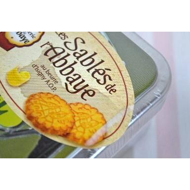 アベイ ノルマンディーサブレ エッフェル塔・缶入りクッキー 5枚入り×6