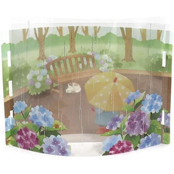 多目的カード 透明pet素材 あじさいとベンチで雨宿りの猫 Sanrio サンリオ 初夏カード 多用途 グリーティングカード 季節の風景カード あじさい 紫陽 2 P4981 Kaderia Yahoo店 通販 Yahoo ショッピング