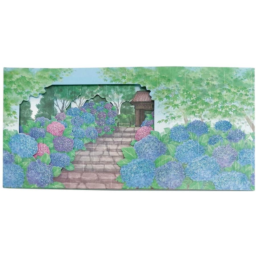 多目的カード 立体箱形 あじさいと石畳と猫 Sanrio サンリオ初夏カード 多用途 グリーティングカード 季節の風景カード あじさい寺 紫陽花 アジサイ 1 P4985 Kaderia Yahoo店 通販 Yahoo ショッピング