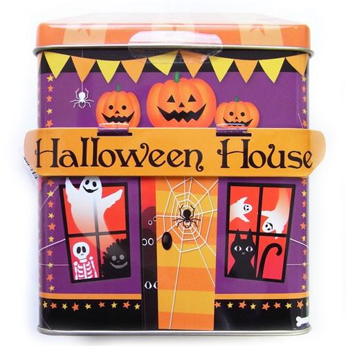 Silvercrane ハロウィンハウス Halloween Houseビスケット ハウス缶 缶ケース 缶box 缶ボックス 7079 Kaderia Yahoo店 通販 Yahoo ショッピング