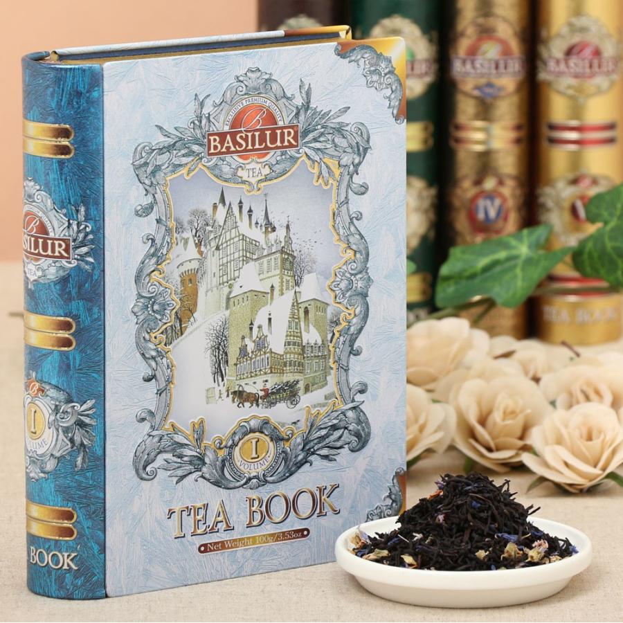 BOOK型缶入り紅茶L TEA BOOK vol.1アイスブルー 大セイロン BOOK型缶入り紅茶L TEA BOOK vol.1アイスブルー 大セイロン