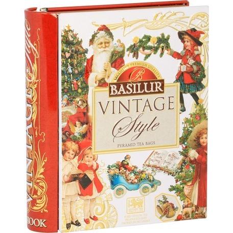 クリスマス限定 SサイズBOOK型缶入り紅茶 ミニチュアティー