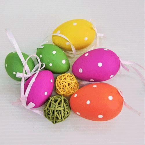 イースターエッグ Smサイズ カラフルエッグオーナメント6個入りイースターオーナメントイースター飾り Egg 01 198 363 01 Kaderia 通販 Yahoo ショッピング