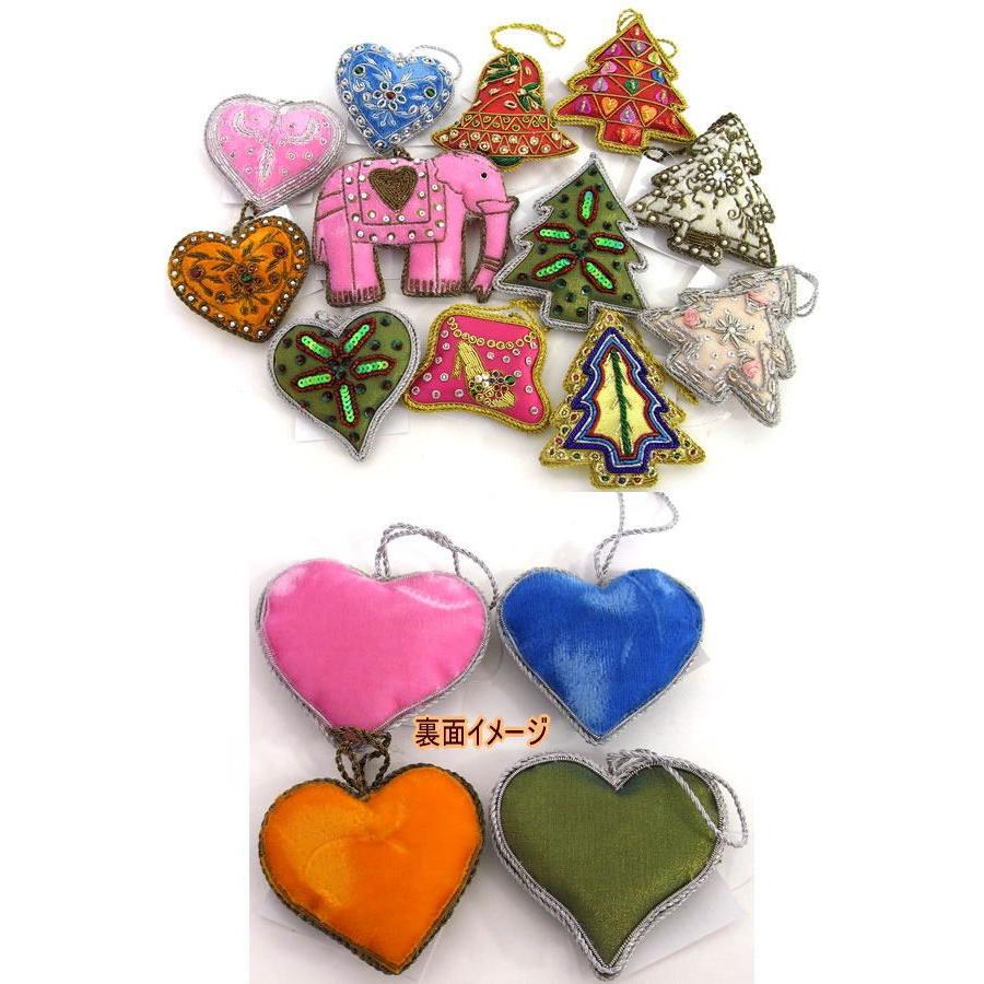 インド製 Zariオーナメントクリスマスツリーデコ・ラッピング・バッグ