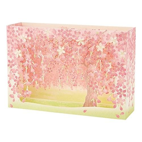 P4028 レザーカットポップアップカード 箱型枝垂れ桜 春 多目的 Sanrio サンリオ グリーティングカード さくら サクラ P43 Kaderia Yahoo店 通販 Yahoo ショッピング