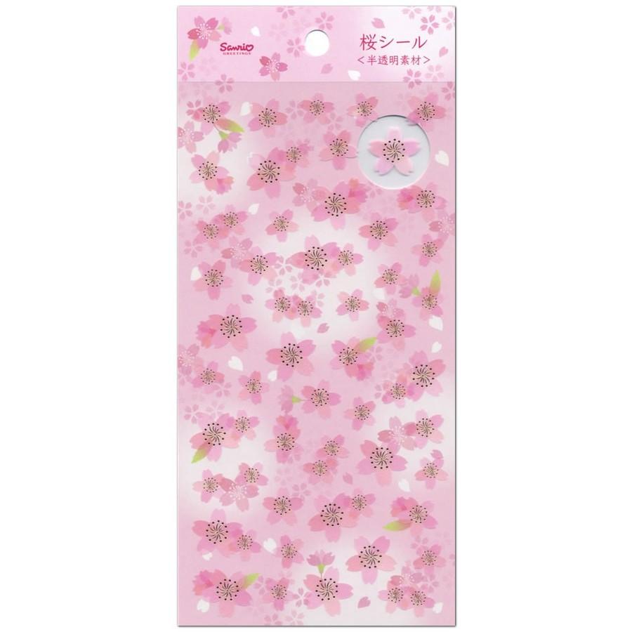 桜シール 半透明素材 さくら 台紙ピンク Sanrio サンリオトレーシングペーパー マスキングテープ ステッカー P4325 Kaderia Yahoo店 通販 Yahoo ショッピング