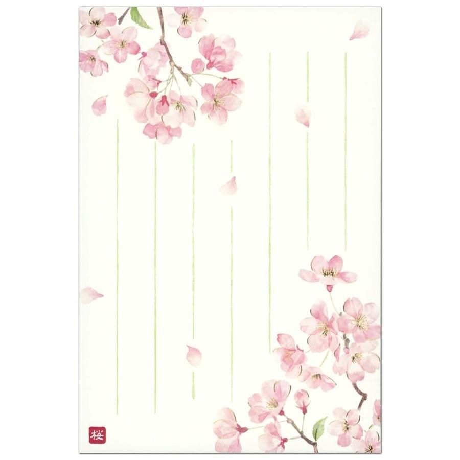 春ポストカード 桜 たて罫線 同柄3枚入り 金箔加工 多目的 Sanrio サンリオグリーティングカード さくら サクラ P4404 Kaderia Yahoo店 通販 Yahoo ショッピング