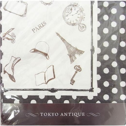 5枚 在庫限り ラッピングペーパーナプキン アンティークパリドット東京アンティーク エッフェル塔 アンティークモチーフ Pn D Kaderia Yahoo店 通販 Yahoo ショッピング