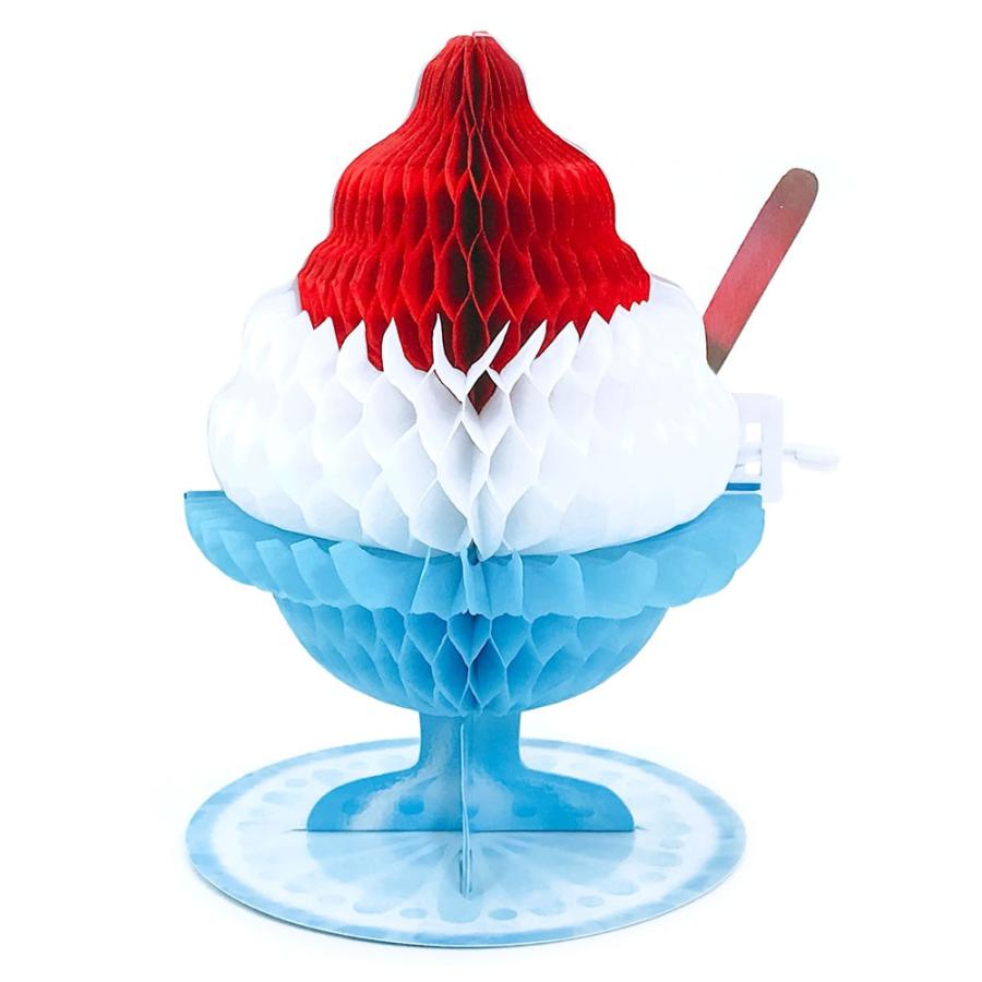 夏カード 立体かき氷カード ハニカムカードsanrio サンリオグリーティングカード 暑中見舞 残暑見舞 カキ氷 S4245 Kaderia Yahoo店 通販 Yahoo ショッピング