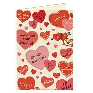 Cavallini Co バレンタインカード ハート カヴァリーニ コーハートのカード Valhea Kaderia 通販 Yahoo ショッピング