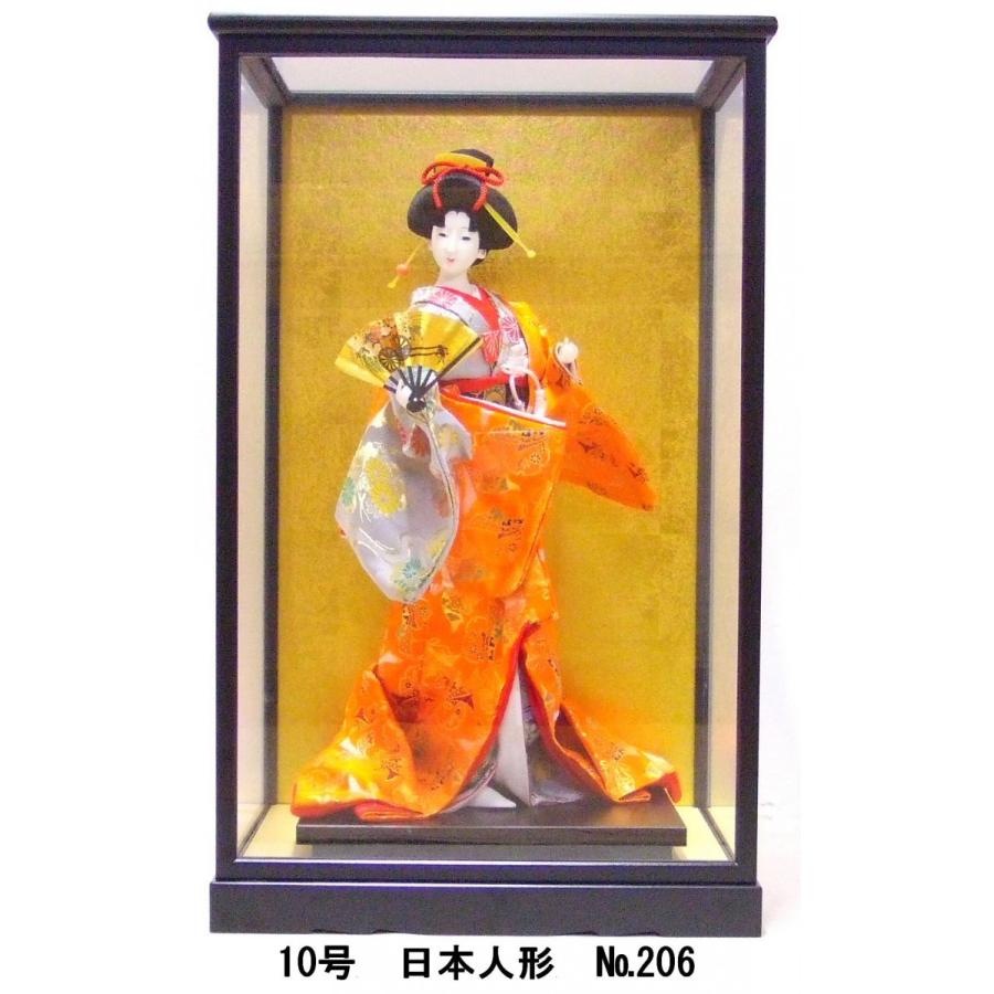 日本人気超絶の ガラスケース付 No 6 10号 日本人形 ガラスケース付 日本製 日本人形 に 贈り物 プレゼント お土産 プレゼント 間口33cm 奥行28cm 高さ53cm 寸法 ケース 贈り物 お土産 人形