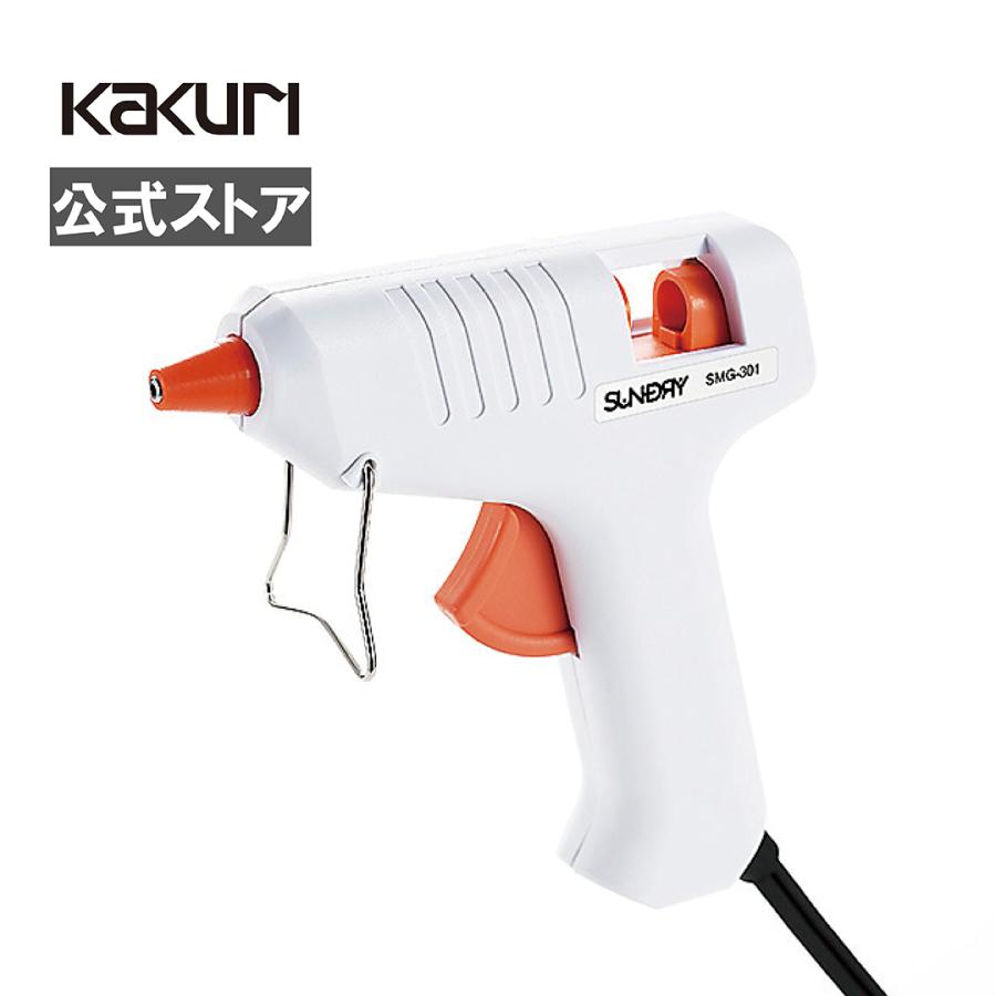アウトレット 数量限定 グルーガン セット グルースティック 3本入 接着剤 角利 SUNDRY SMG-301（Yahoo!・角の道具屋）