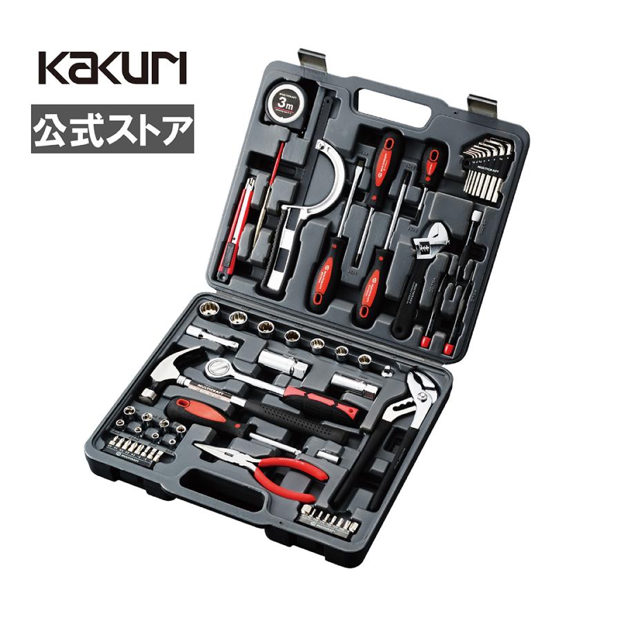 工具セット 家庭用 ツール61点 収納ケース付 車 バイク 補修 修理 メンテナンス 作業 組立 メカビット Multicraft Mb 61 角の道具屋 通販 Yahoo ショッピング