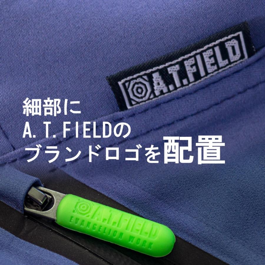 レインコート レインジャケット Sサイズ パープル 新世紀エヴァンゲリオン NERVモデル A.T.FIELD ATF-02の画像
