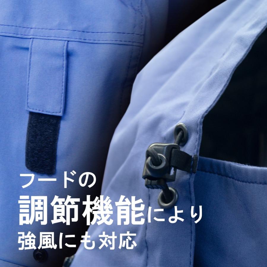 レインコート レインジャケット Sサイズ パープル 新世紀エヴァンゲリオン NERVモデル A.T.FIELD ATF-02の画像